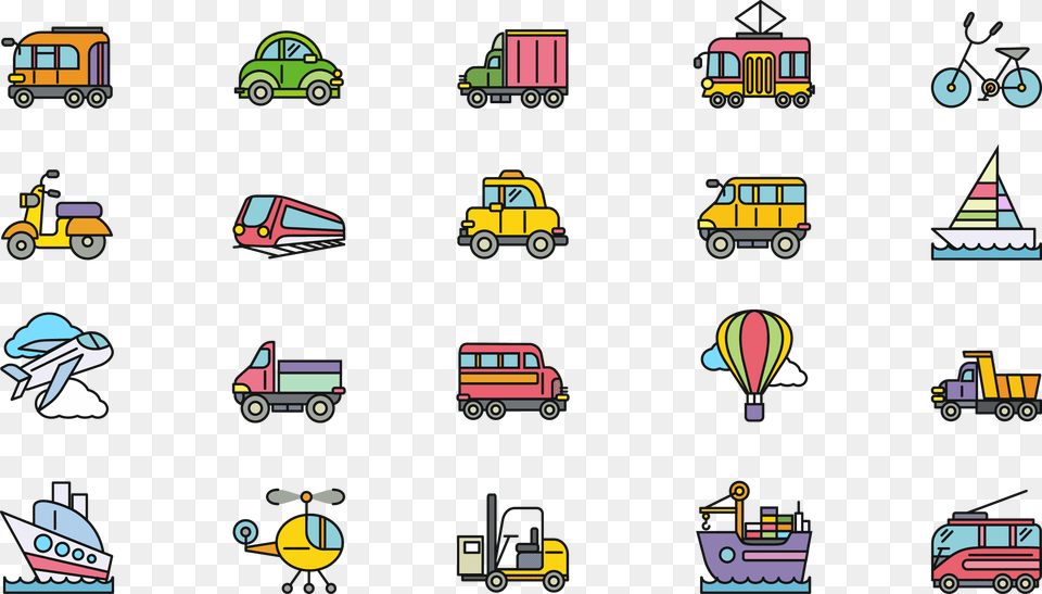 Transport, Sticker, Bicycle, Vehicle, Transportation Free Png Download