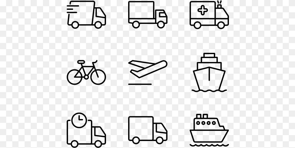 Transport Ambulance Icon Vector, Gray Free Transparent Png