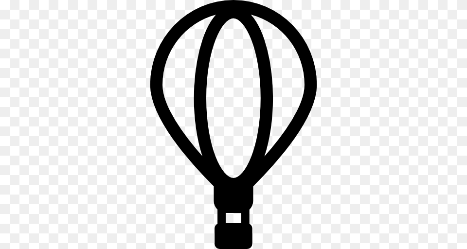 Transport Balloon Hot Air Balloon Air Balloon Hot Air Icon, Gray Free Transparent Png