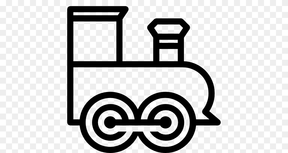Transport Steam Engine Icon Ios Iconset, Stencil, Device, Grass, Lawn Png Image