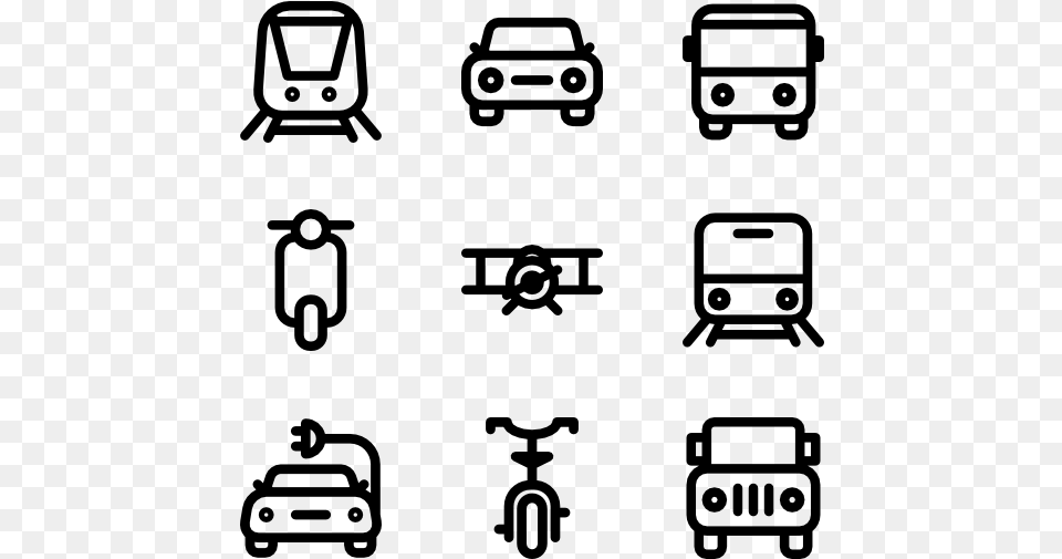 Transport Vehicles Line Plumbing Icon, Gray Free Transparent Png