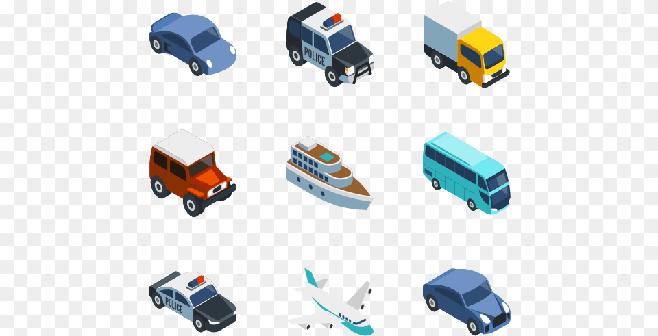 Transportation 50 Icons Transport, Car, Vehicle, Truck, Wheel Free Transparent Png