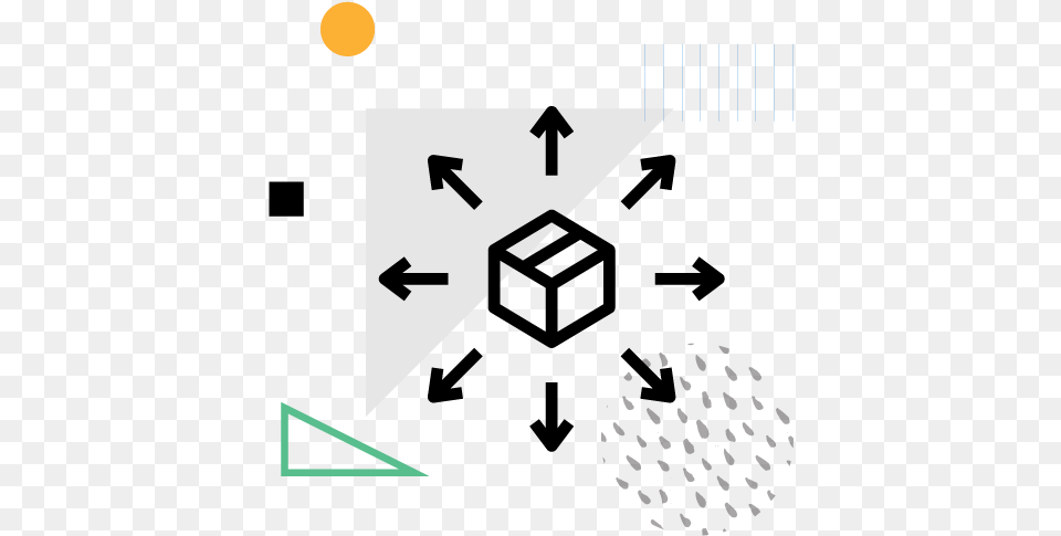 Transportation Amp Logistics Distribution Icon, Triangle, Lighting Free Transparent Png