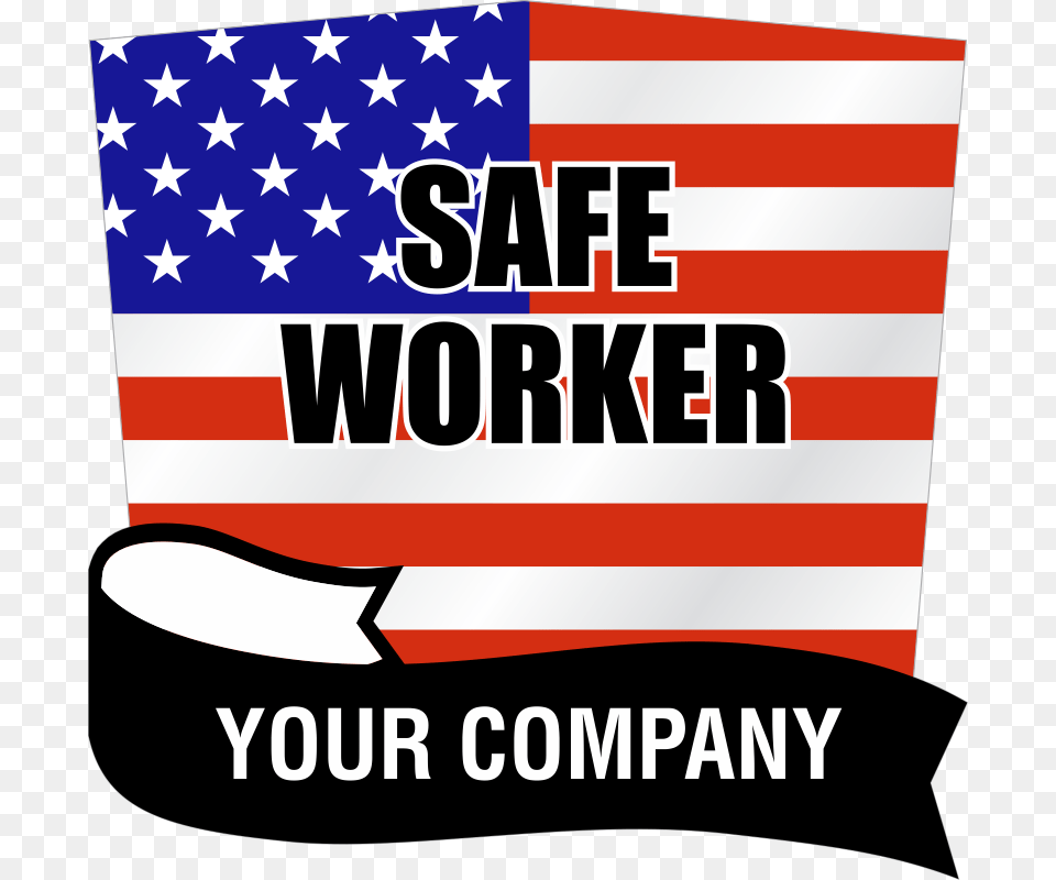 Transportation Decals Amp Stickers Safe Worker Canada Flag Of The United States, American Flag, Advertisement Png Image