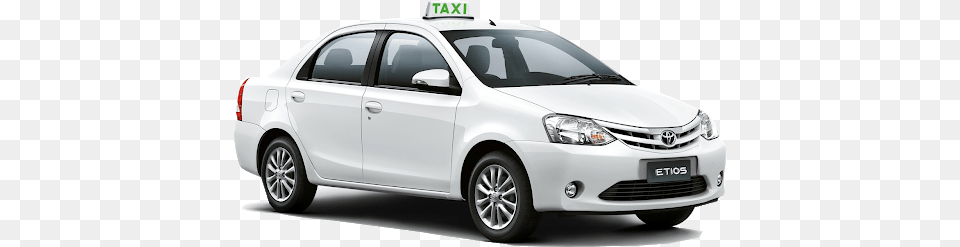Transportation Images Etios White Car, Vehicle, Sedan, Taxi, Machine Free Transparent Png
