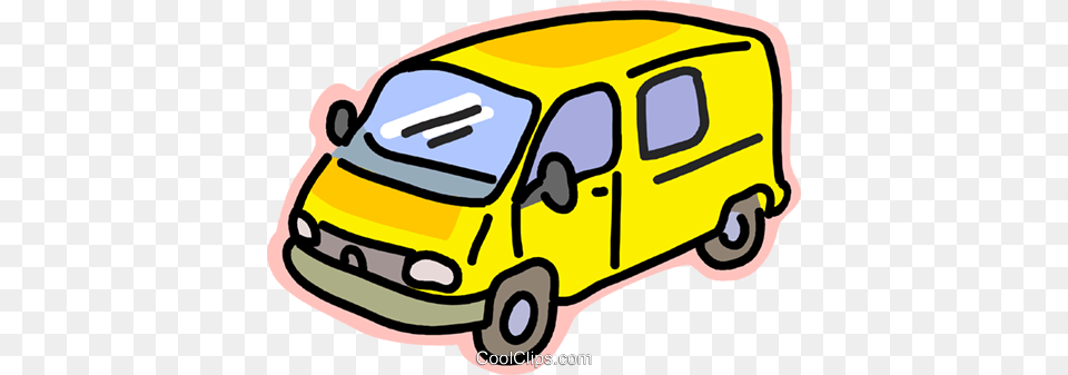 Transportation Van Royalty Vector Clip Art Illustration, Vehicle, Caravan, Car Free Png Download