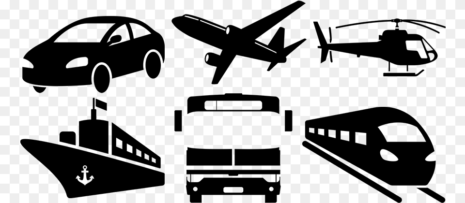 Transports Icon Transports Icon, Gray Free Png Download