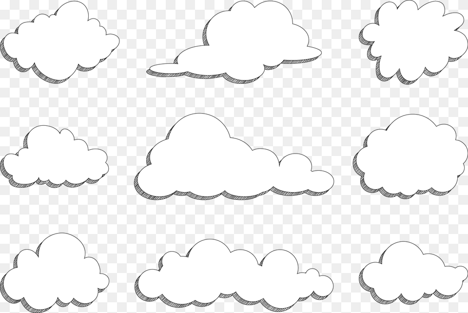 Transprent Point Cloud Vector, Cumulus, Nature, Outdoors, Sky Free Png Download