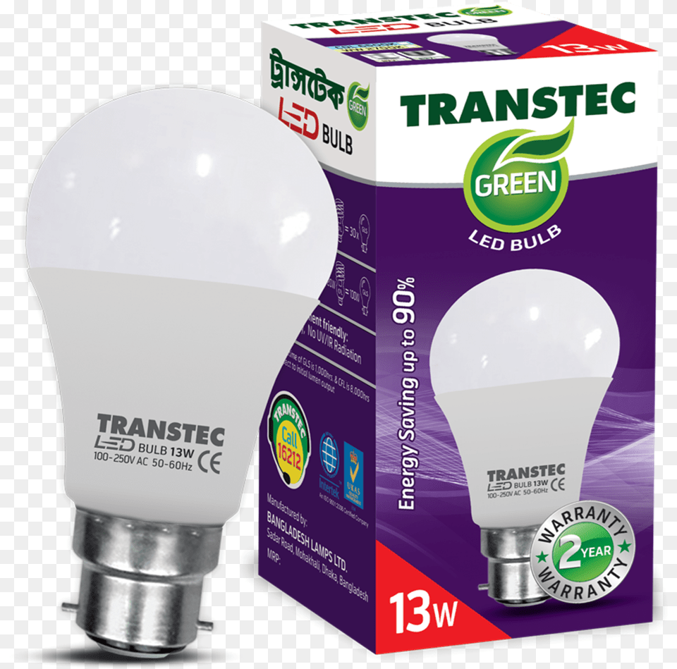 Transtec Led Light, Electronics, Lightbulb Free Png