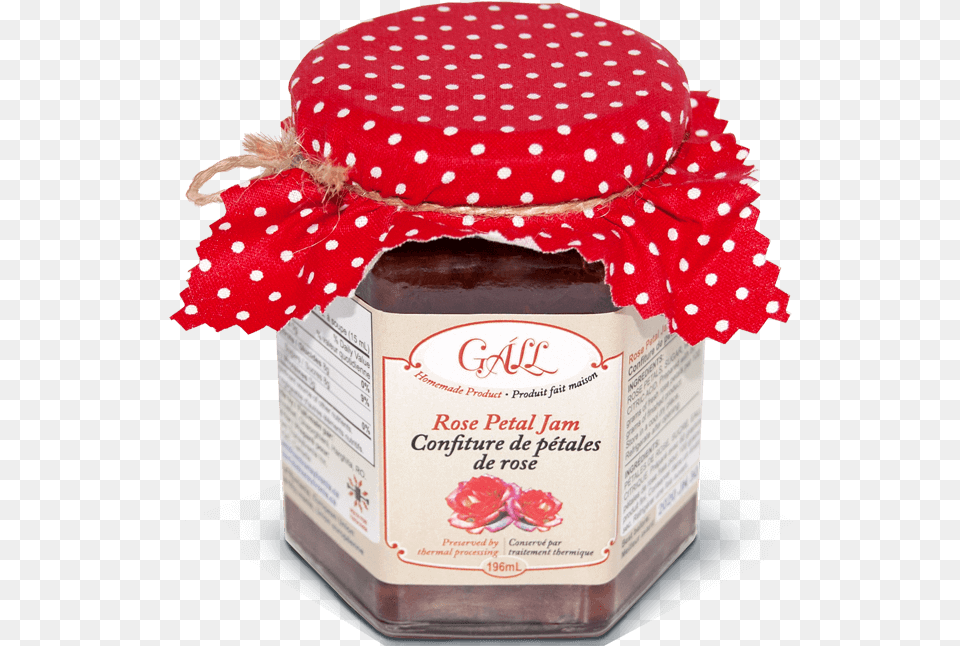 Transylvanian Handmade Natural Rose Petals Jam Fresh Polka Dot, Food Free Png Download