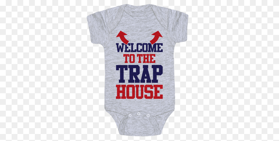 Trap House Baby Onesies Activate Apparel, Clothing, T-shirt Free Transparent Png