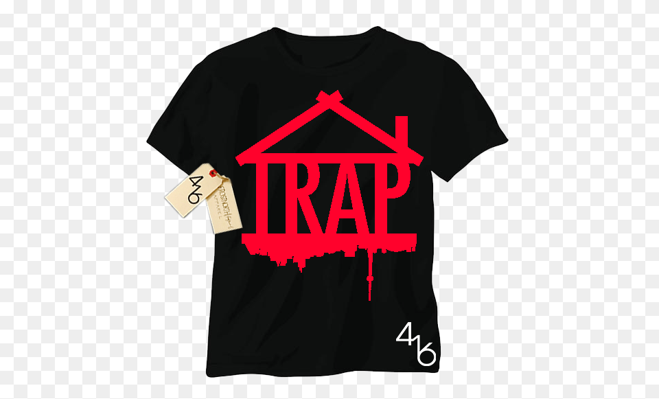 Trap House Toronto Tee Frost North Apparel, Clothing, Shirt, T-shirt Free Transparent Png