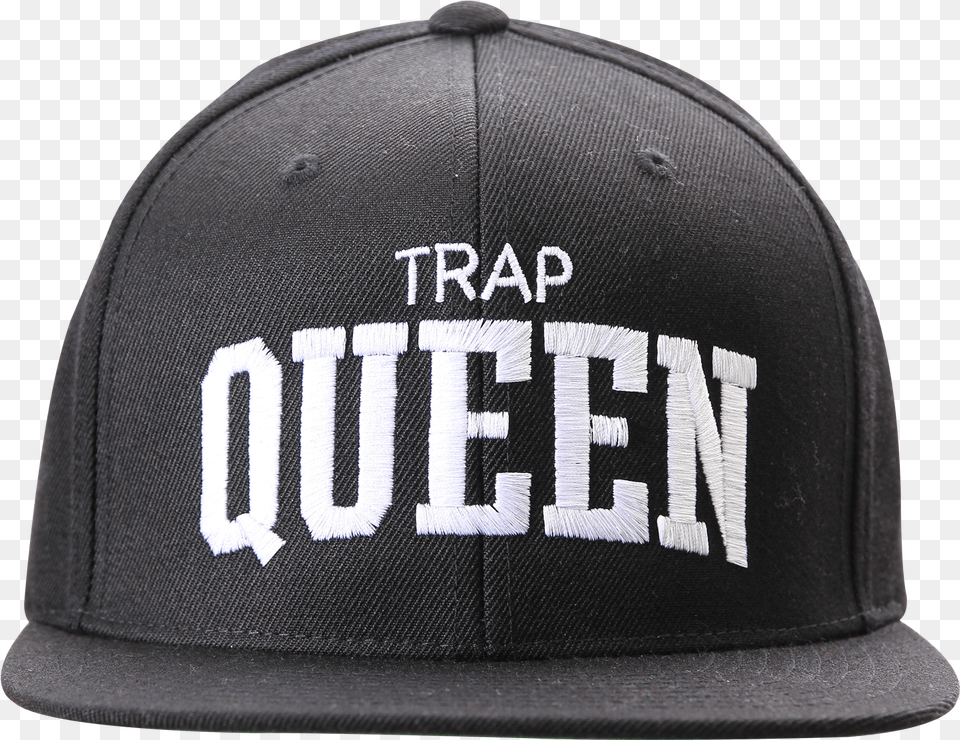 Trap Queen Black Snapback Trap Hat, Baseball Cap, Cap, Clothing Png Image