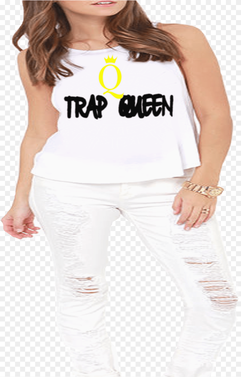 Trap Queen Fetty Wap Girl, Clothing, Pants, T-shirt, Adult Png Image