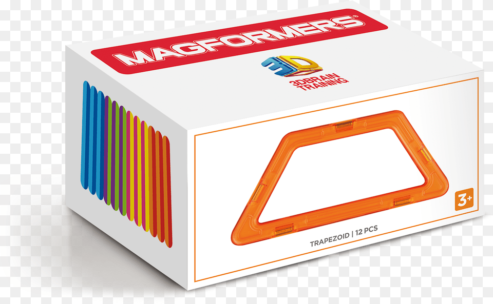 Trapezoid 12pc Set Magformers Accessoires, Box Png Image