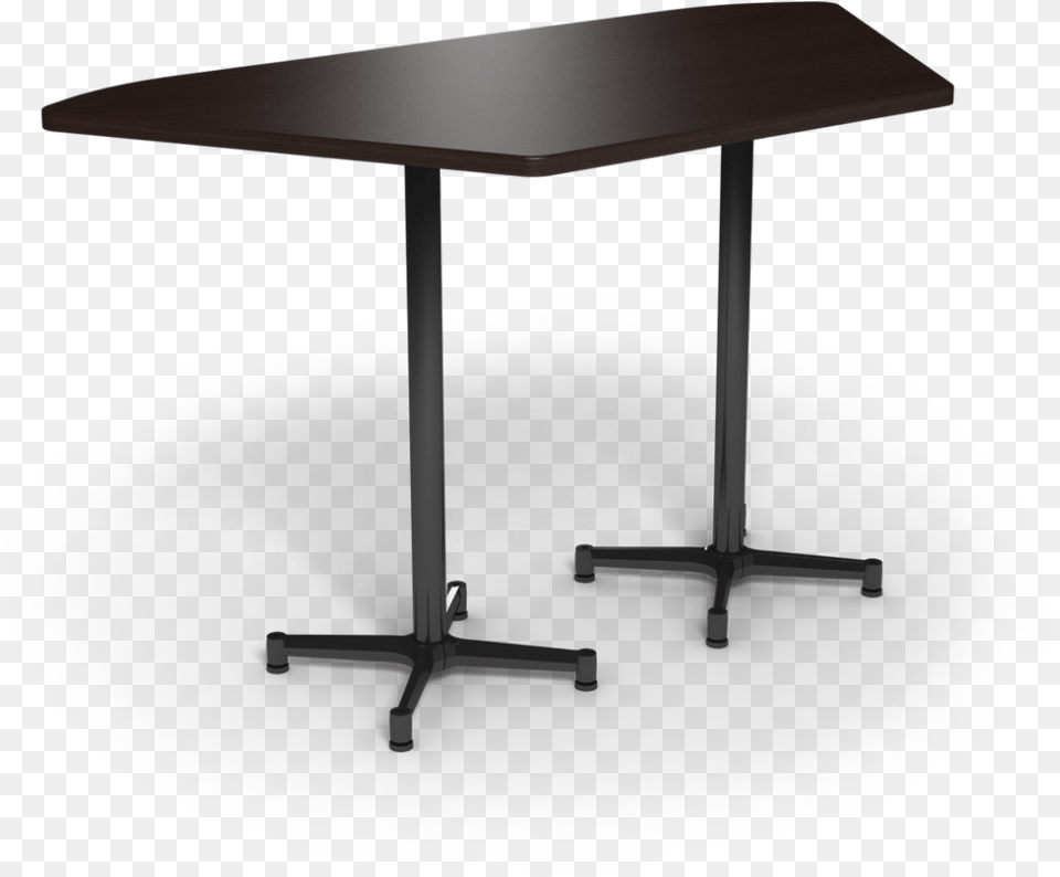 Trapezoid Black Bar Outdoor Table, Desk, Dining Table, Furniture, Coffee Table Png Image