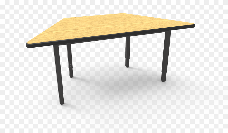 Trapezoid Lobo Table With Laminate Top Big Paw Adjustable Coffee Table, Desk, Dining Table, Furniture, Coffee Table Png