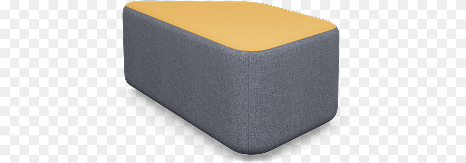 Trapezoid Ottoman, Furniture Free Png Download