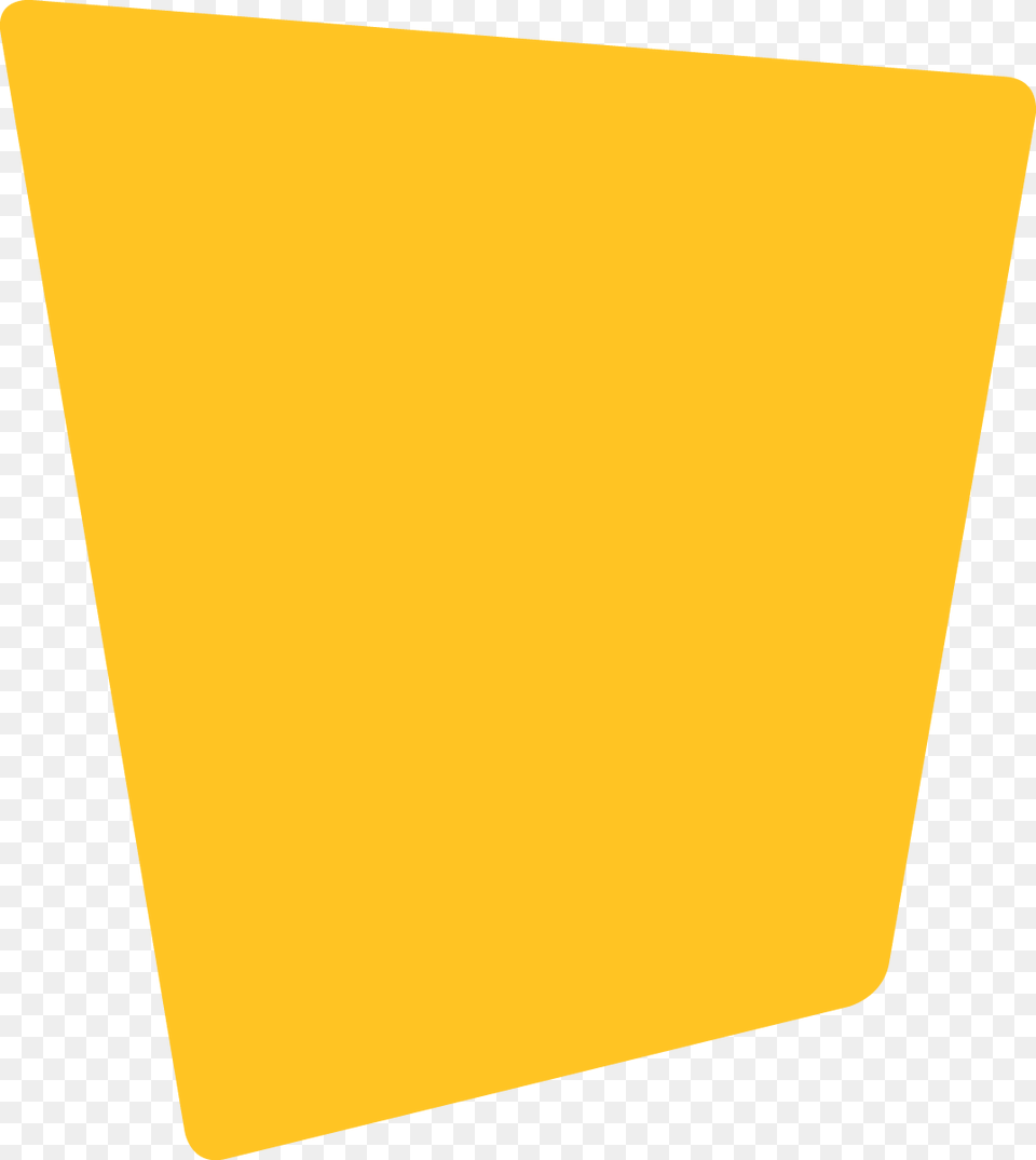 Trapezoid Shape Clipart Download Yellow Trapezoid, Blackboard, File Free Png