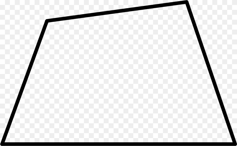 Trapezoid Trapezoid Black And White, Gray Free Png