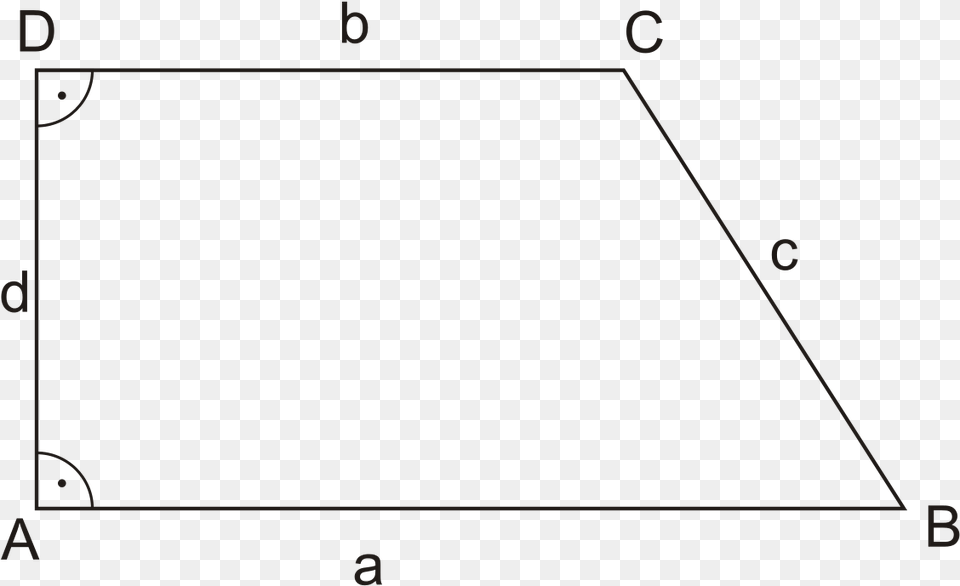 Trapezoid With A Right Angle, Triangle, White Board Png