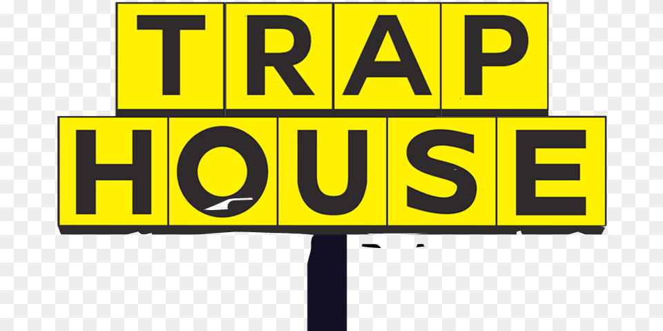 Traphouse Wafflehouse Logo Clipart Trap House, Sign, Symbol, Scoreboard, Text Free Transparent Png
