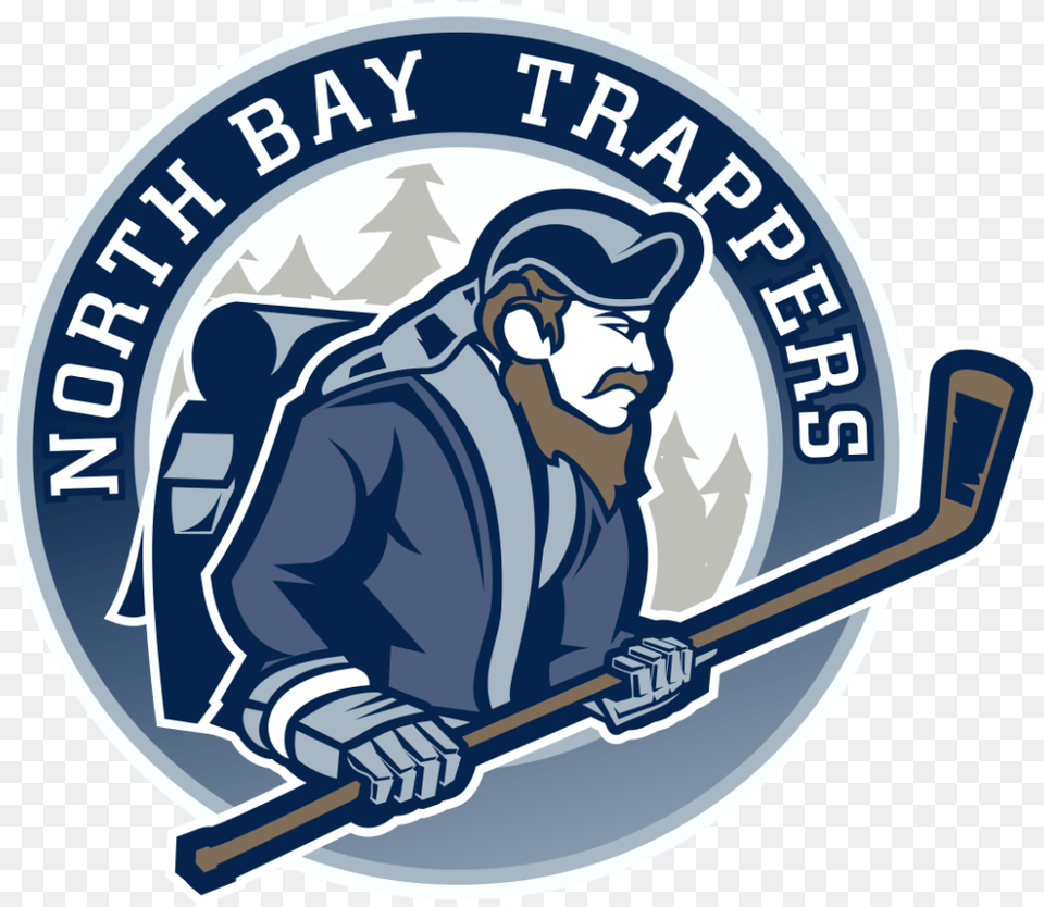 Trappers Logo North Bay Trappers, People, Person, Baby, Face Free Transparent Png