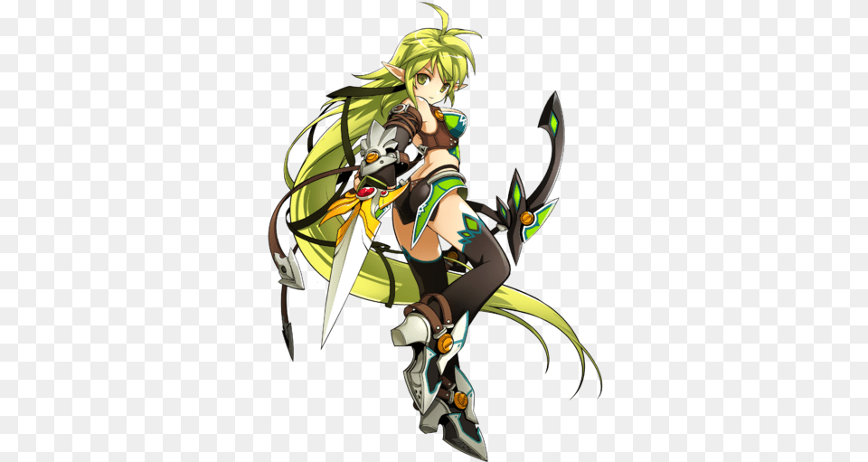 Trapping Ranger Elsword Rena Trapping Ranger, Book, Publication, Comics, Adult Free Png