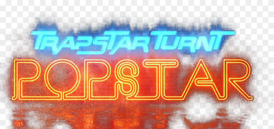 Trapstar Turnt Popstar, Light, Neon Free Transparent Png
