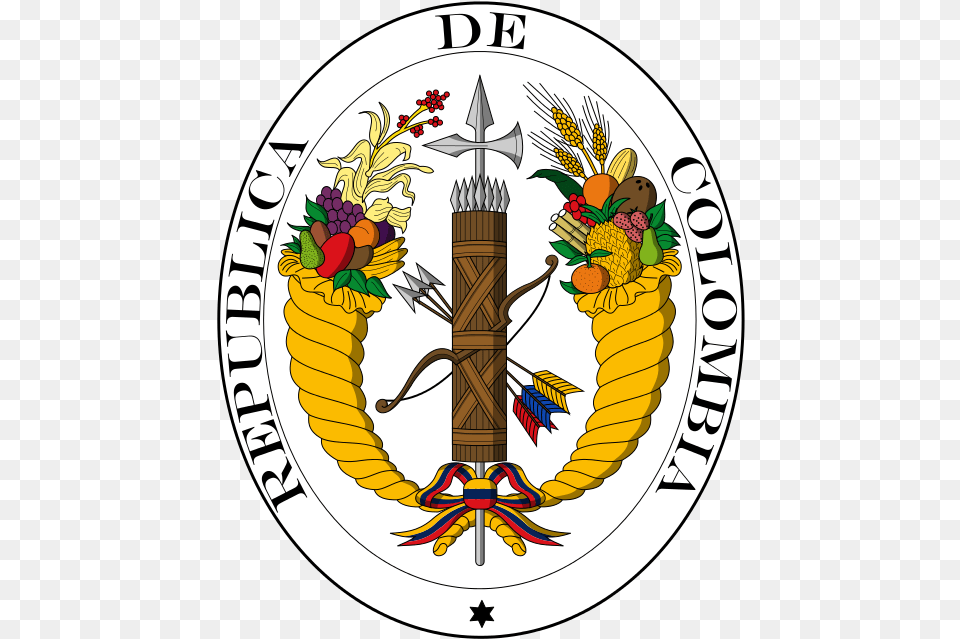 Tras La Disolucion De La Gran Colombia Venezuela Adopta Escudo De La Gran Colombia, Emblem, Symbol Free Png Download