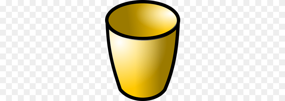 Trash Bowl, Gold, Cup, Disk Png