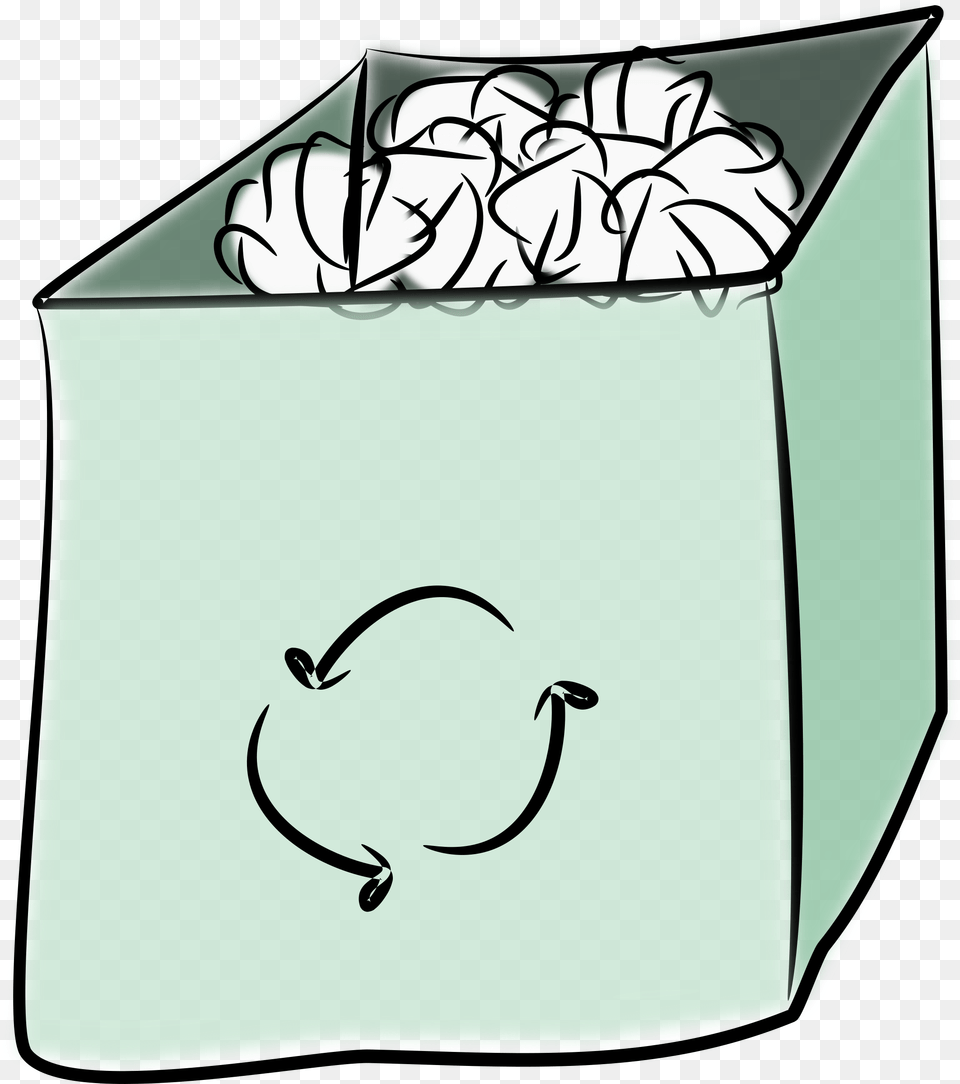 Trash Bin Clip Arts Recycled Paper Cartoon Logo, Box Png Image