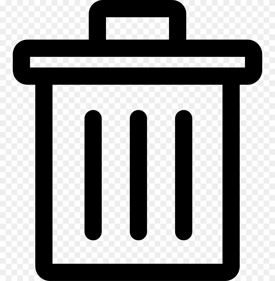 Trash Bin Waste Container, Stencil, Bag Free Transparent Png