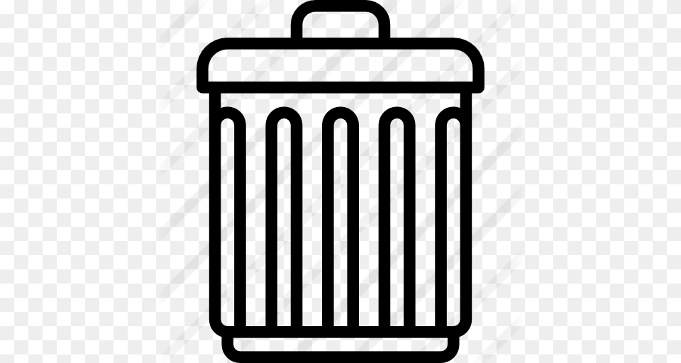 Trash Can, Gray Free Transparent Png