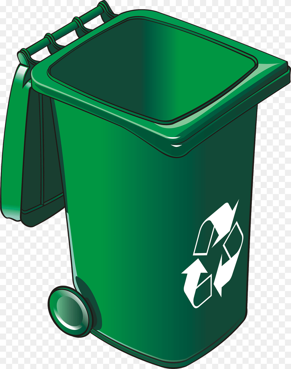 Trash Can Clipart, Recycling Symbol, Symbol, Device, Grass Free Png