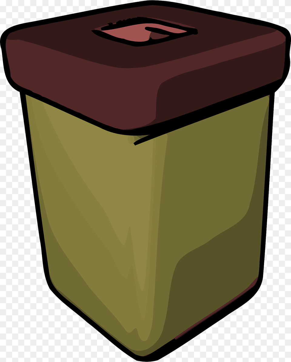 Trash Can Clipart, Tin, Trash Can Free Png