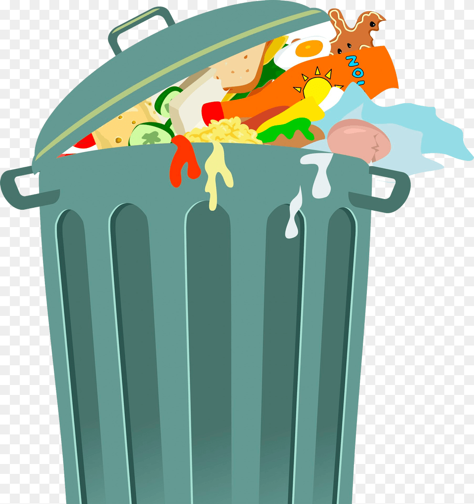 Trash Can Clipart, Tin, Garbage, Trash Can Free Transparent Png