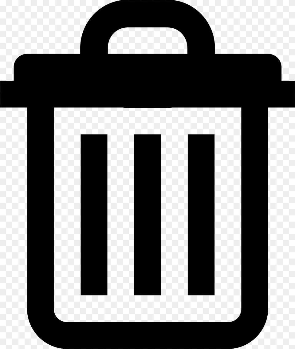 Trash Can Icon Free Delete Icon Transparent, Gray Png Image