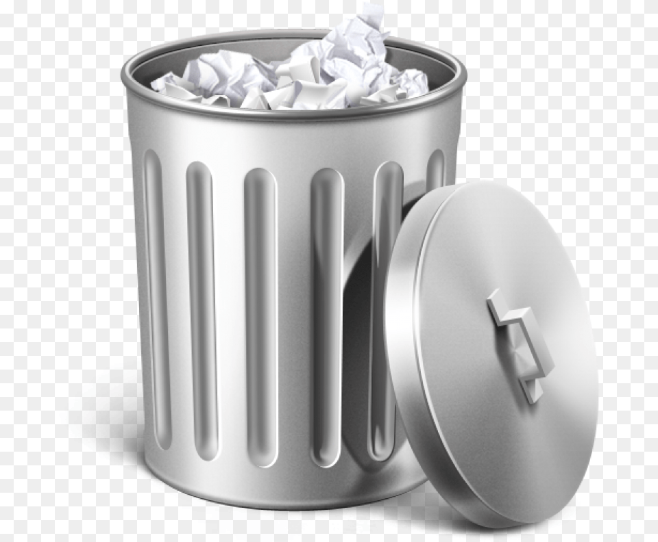 Trash Can Image Trash Can, Tin, Trash Can, Bottle, Shaker Free Png Download