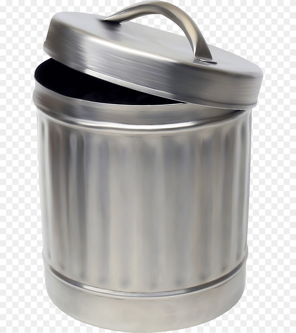 Trash Can Image Trashcan Tin, Trash Can, Bottle, Shaker Free Transparent Png