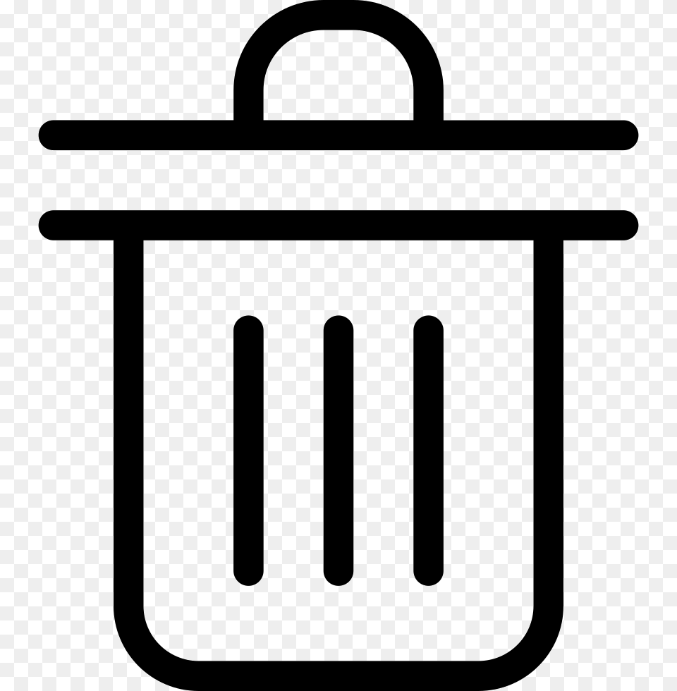 Trash Can Trash Can Icon White, Stencil, Jar, Cross, Symbol Png