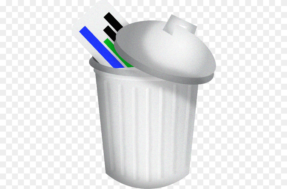 Trash Can With Google Adwords Ad Paper, Tin, Trash Can, Bottle, Shaker Free Png