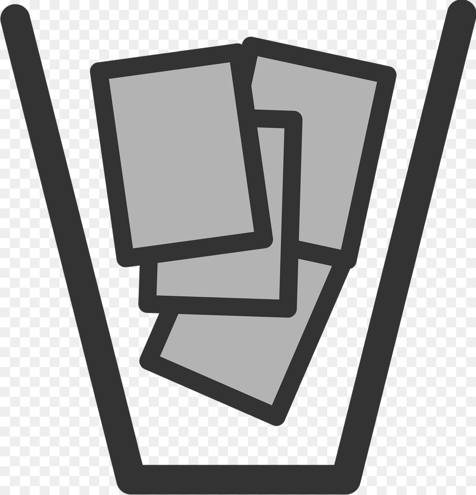 Trash Clipart, Recycling Symbol, Symbol, Blackboard Png Image