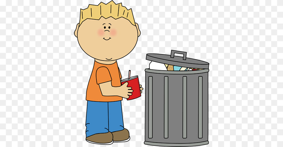 Trash Clipart Cleaning, Tin, Baby, Person, Can Free Transparent Png