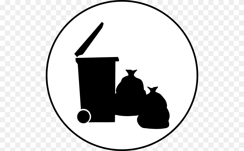 Trash Clipart Vector, Garbage, Stencil Png