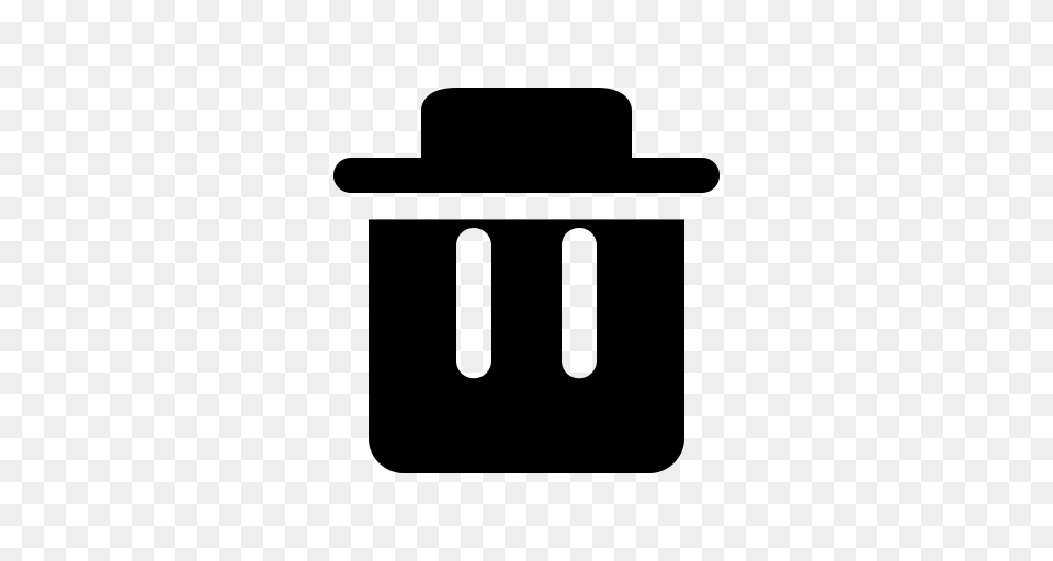 Trash Fill Icon With And Vector Format For Unlimited, Gray Free Png