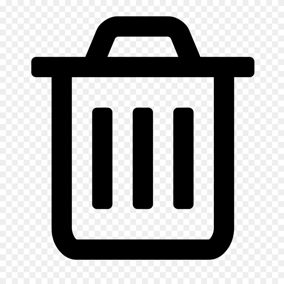Trash Font Awesome, Gray Png Image