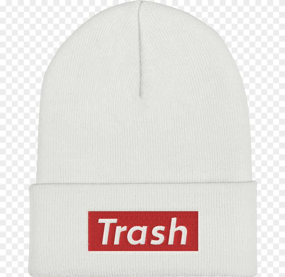 Trash Hypebeast Cuffed Beanie Sold By Undead Apparel Toque, Cap, Clothing, Hat Png