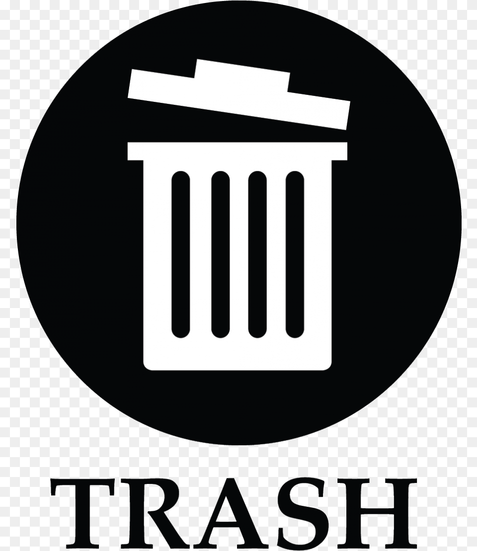 Trash Logos Trash Word Clip Art, Architecture, Pillar, Disk Free Png Download