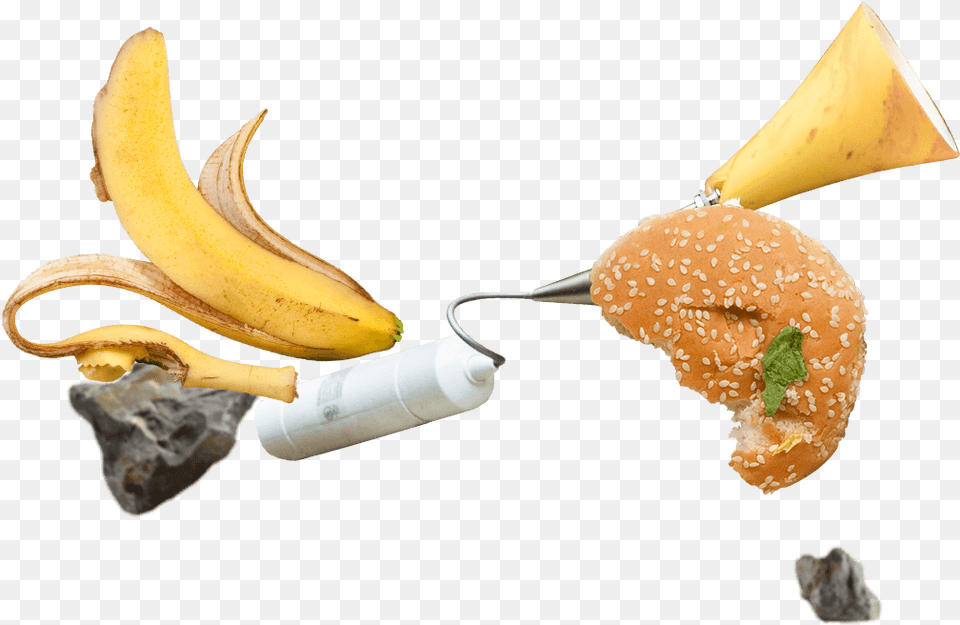 Trash Pile Banana, Burger, Food, Fruit Free Png Download
